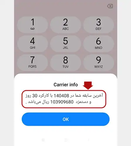 نتیجه استعلام سابقه بیمه به شما نمایش داده میشود